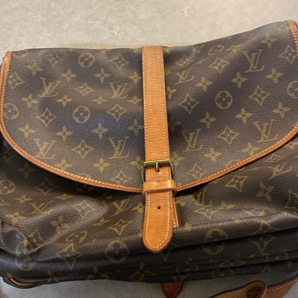 LOUIS VUITTON SAUMUR 35 double-sided shoulder bag M42254 8904VI - Picture 9 of 13